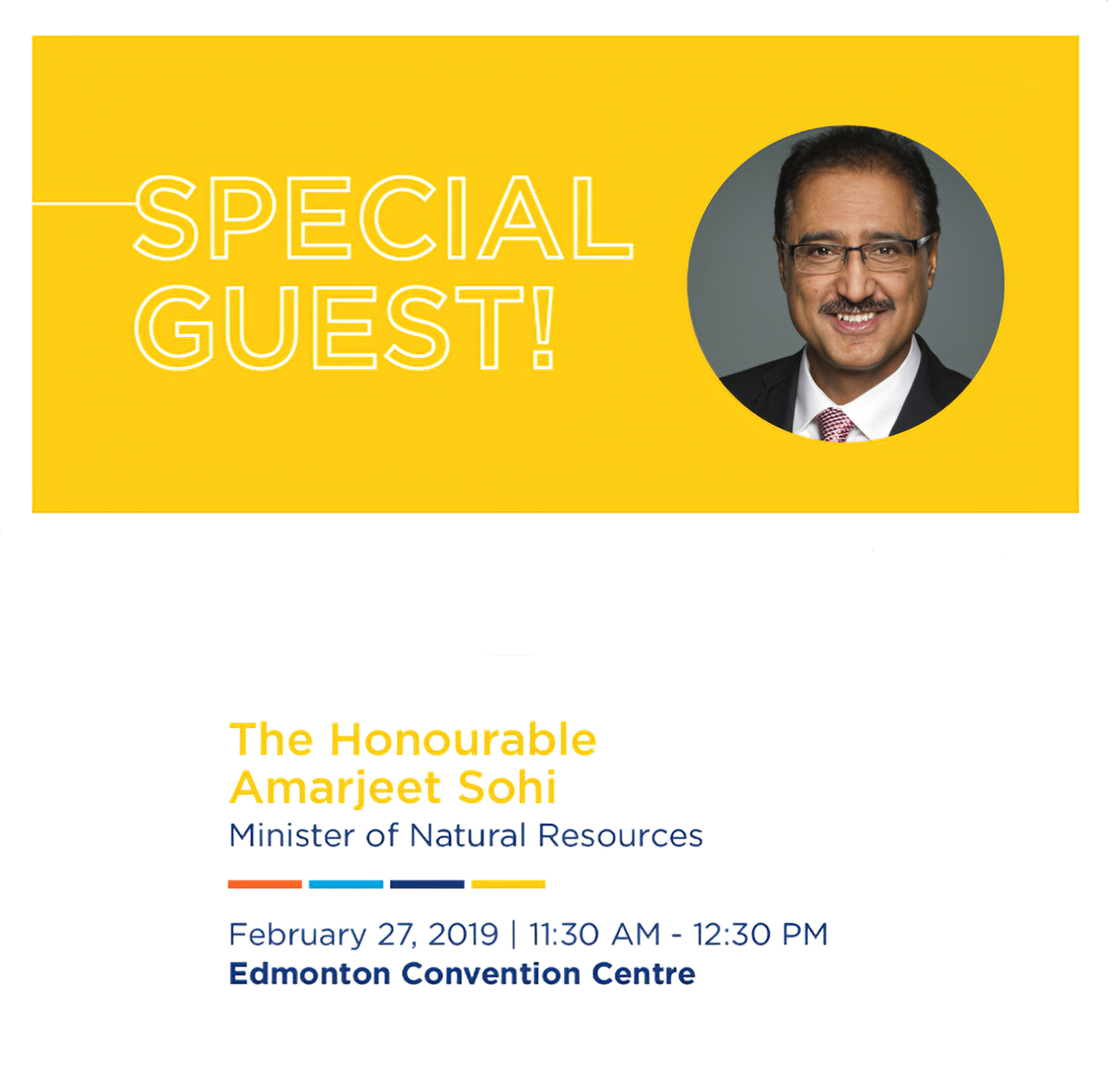 Keynote Speaker | Minister of Natural Resources: the Honourable Amarjeet Sohi